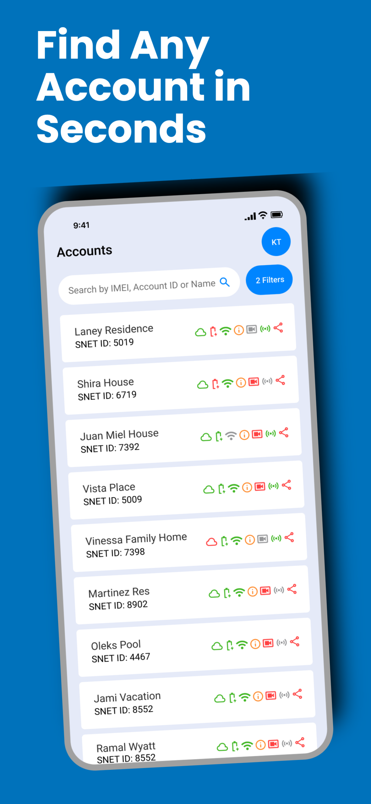 SmartTech Pro mobile app screen